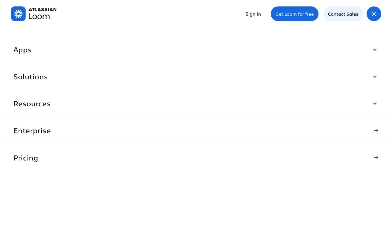Loom interface — screenshot of Loom dashboard
